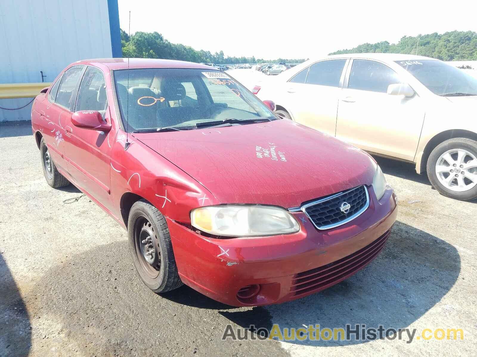 2000 NISSAN SENTRA BASE, 3N1CB51D1YL326543