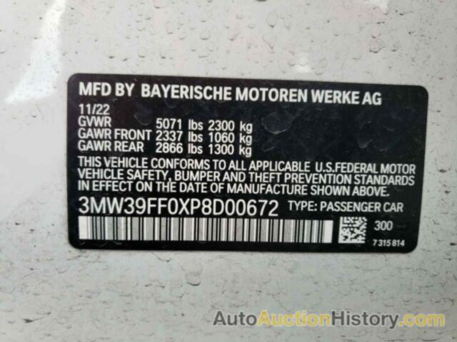 BMW 3 SERIES, 3MW39FF0XP8D00672
