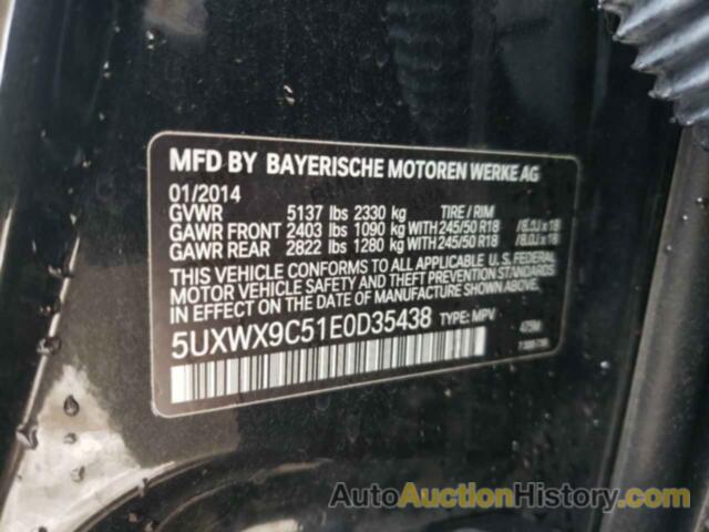 BMW X3 XDRIVE28I, 5UXWX9C51E0D35438