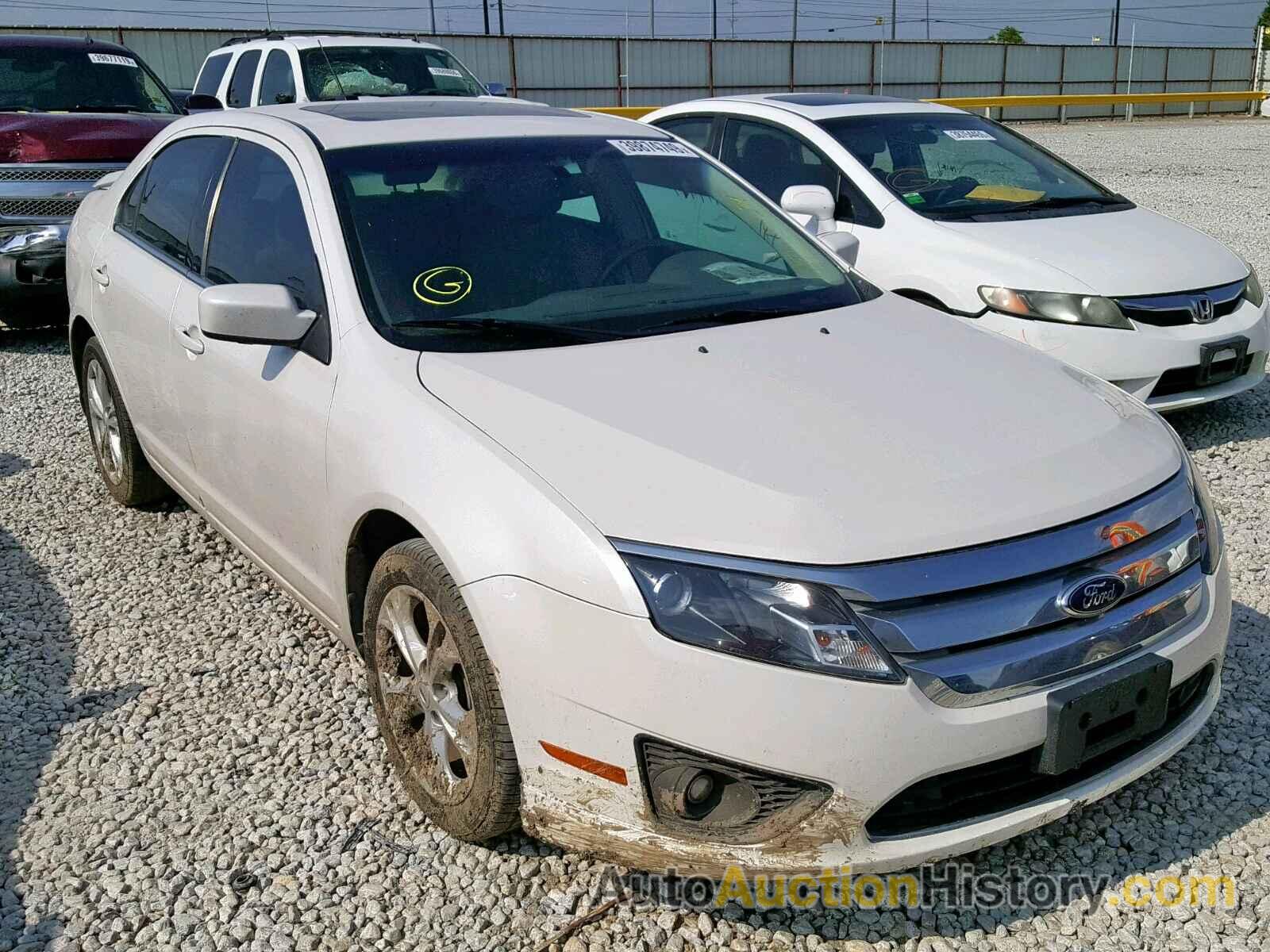 2012 FORD FUSION SE, 3FAHP0HA4CR257989