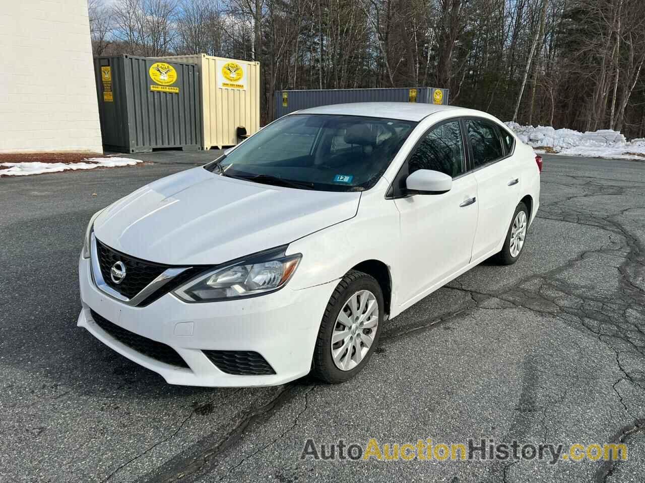 2016 NISSAN SENTRA S, 3N1AB7AP3GL663002