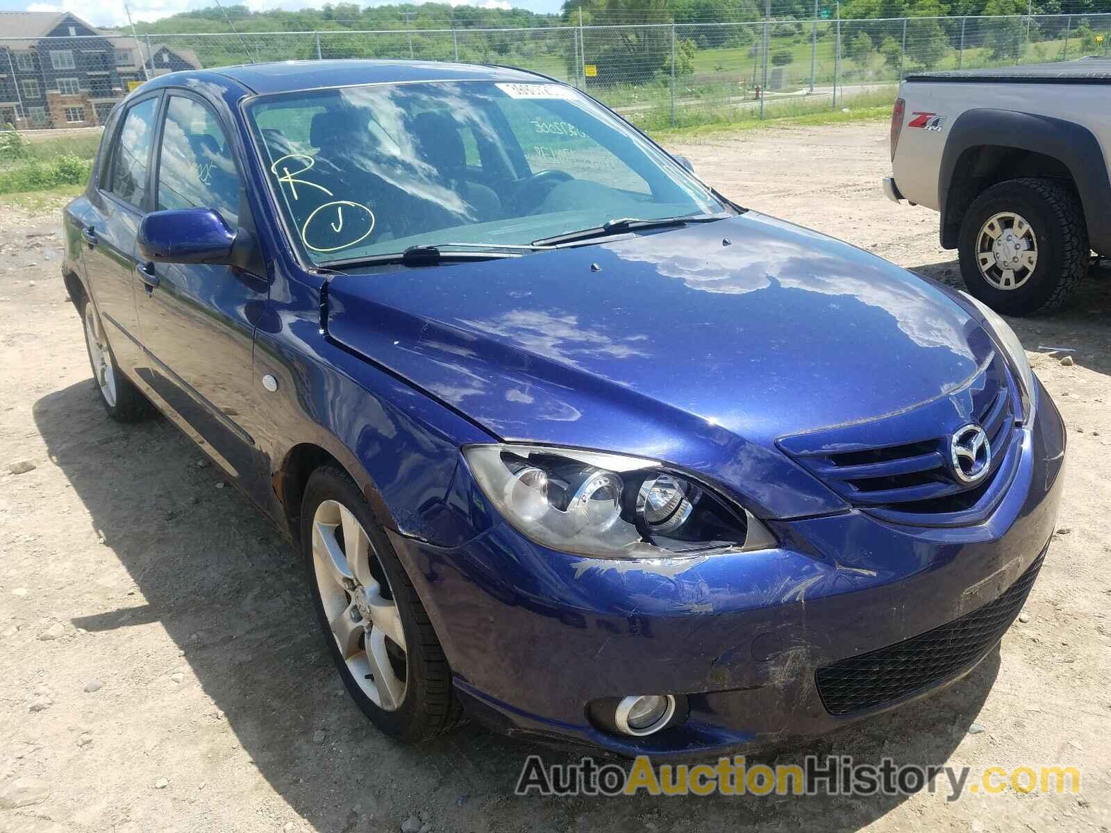 2004 MAZDA 3 HATCHBAC HATCHBACK, JM1BK143341113437