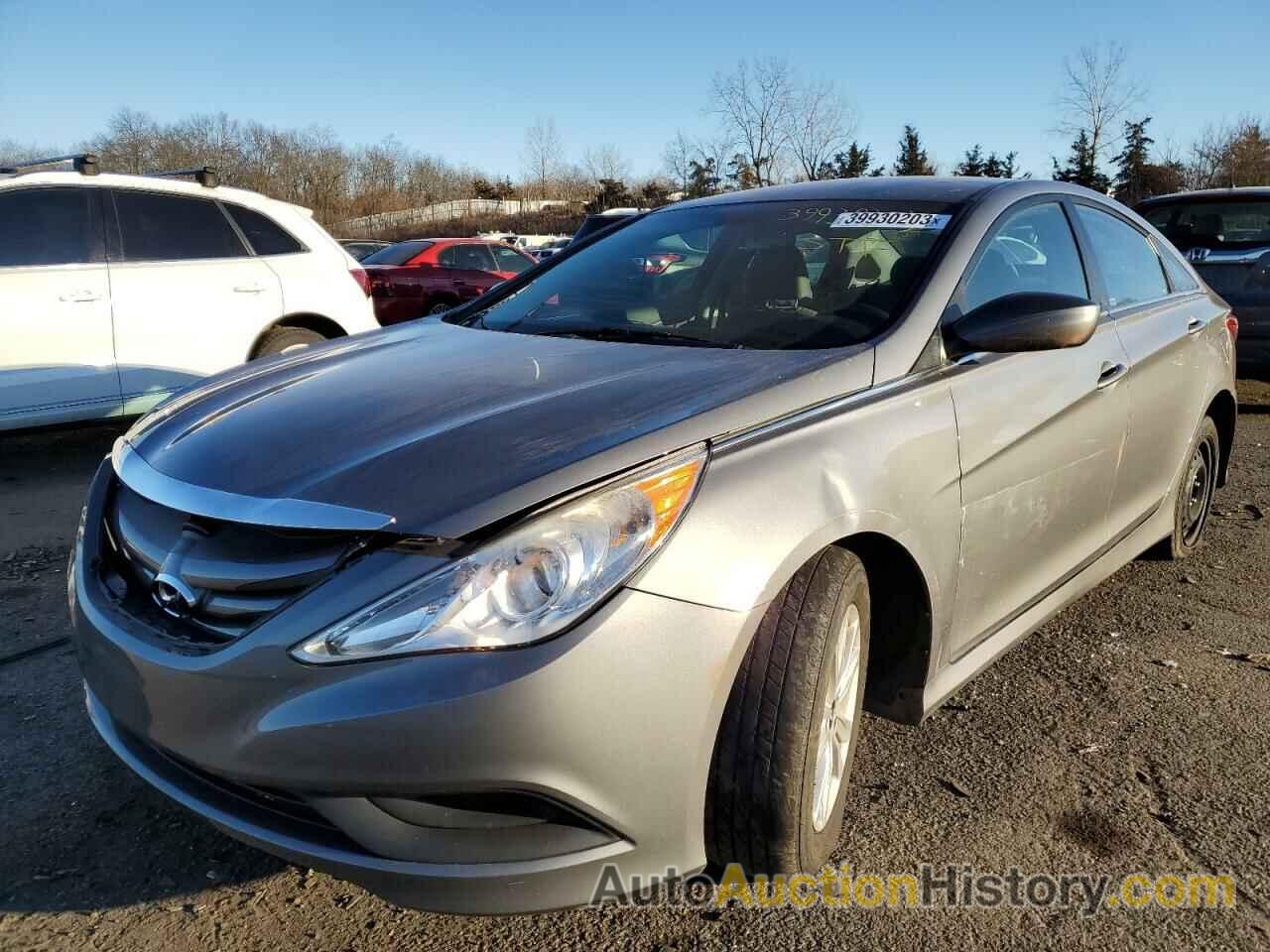 2014 HYUNDAI SONATA GLS, 5NPEB4AC4EH887547