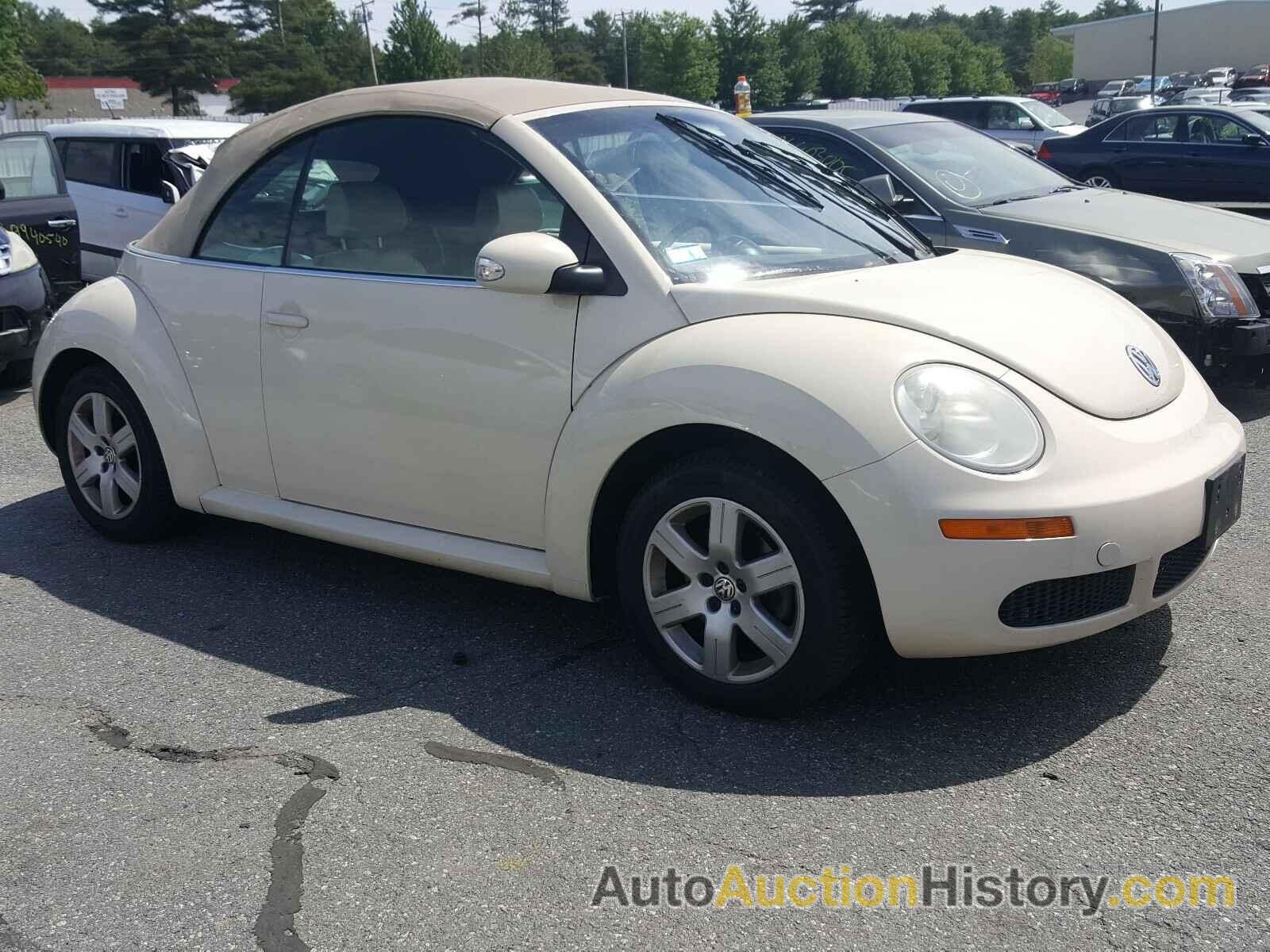 2007 VOLKSWAGEN BEETLE CONVERTIBLE OPTION PACKAGE 1, 3VWRG31YX7M409491