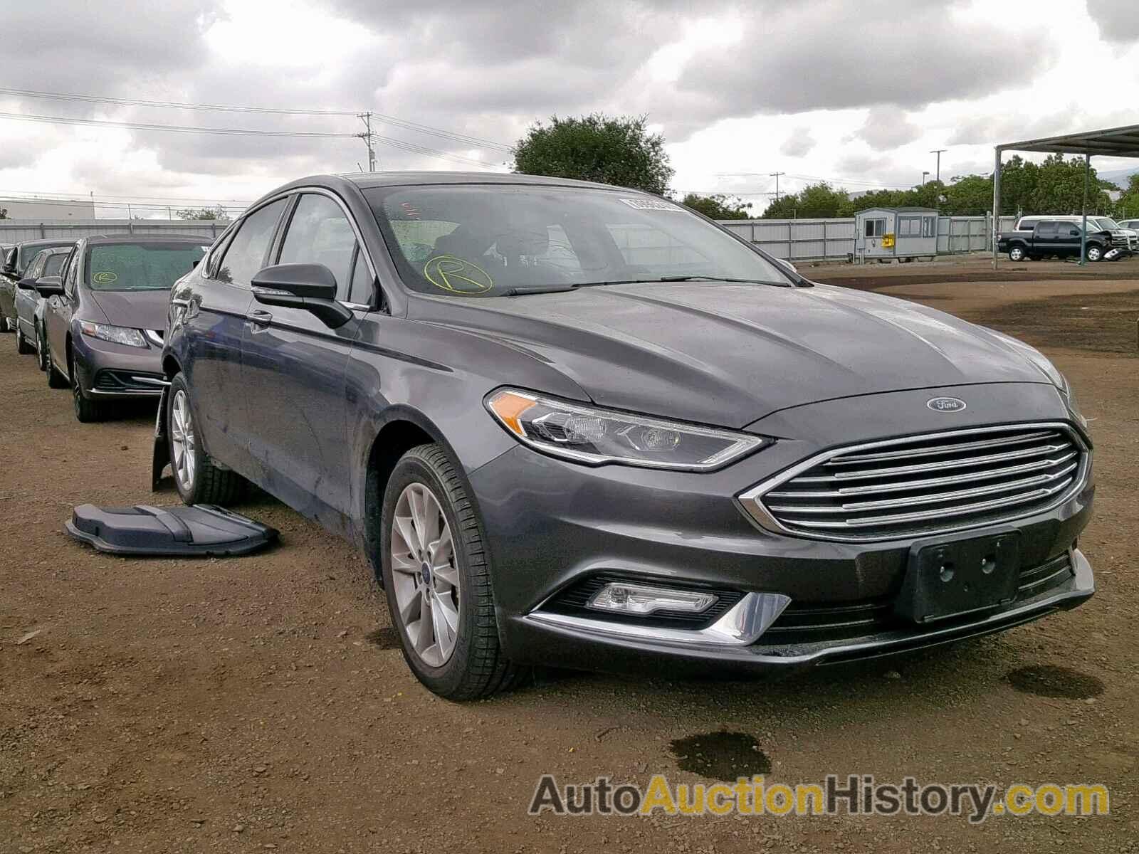 2017 FORD FUSION SE, 3FA6P0HD5HR293912