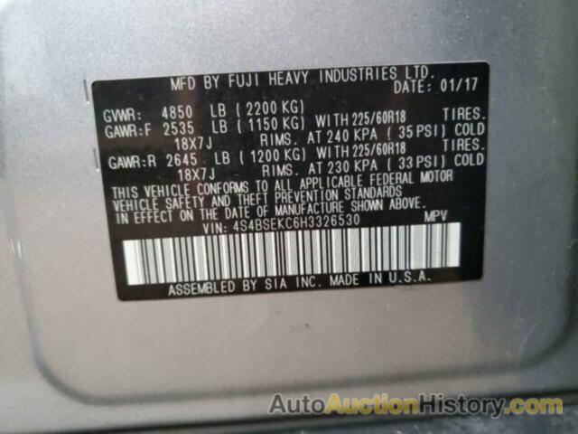 SUBARU OUTBACK 3.6R LIMITED, 4S4BSEKC6H3326530