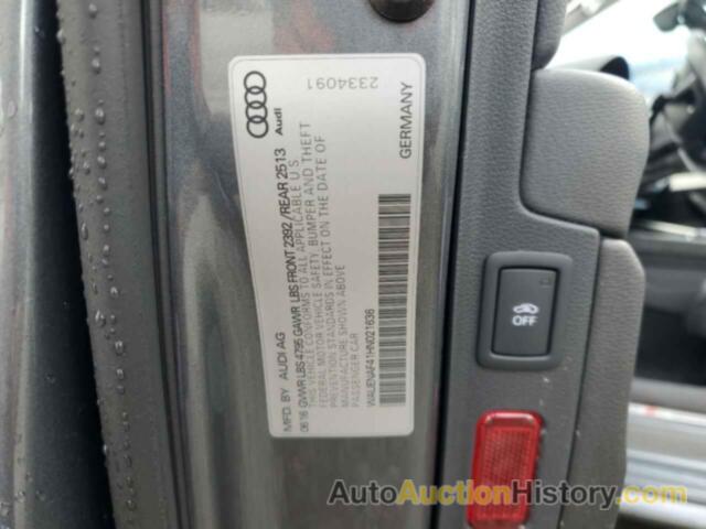 AUDI A4 PREMIUM PLUS, WAUENAF41HN021636