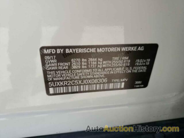 BMW X5 SDRIVE35I, 5UXKR2C5XJ0X08306