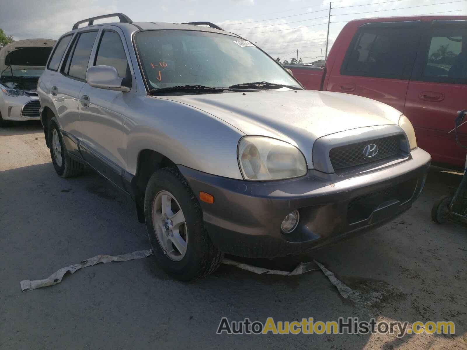 2002 HYUNDAI SANTA FE GLS, KM8SC13D12U281690