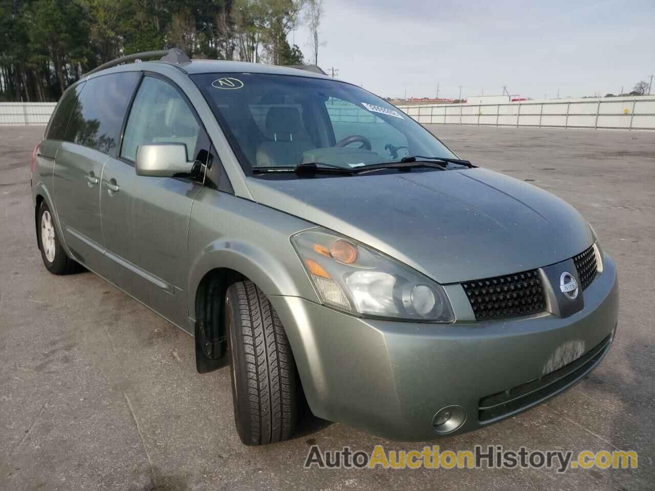 2004 NISSAN QUEST S, 5N1BV28U14N362176