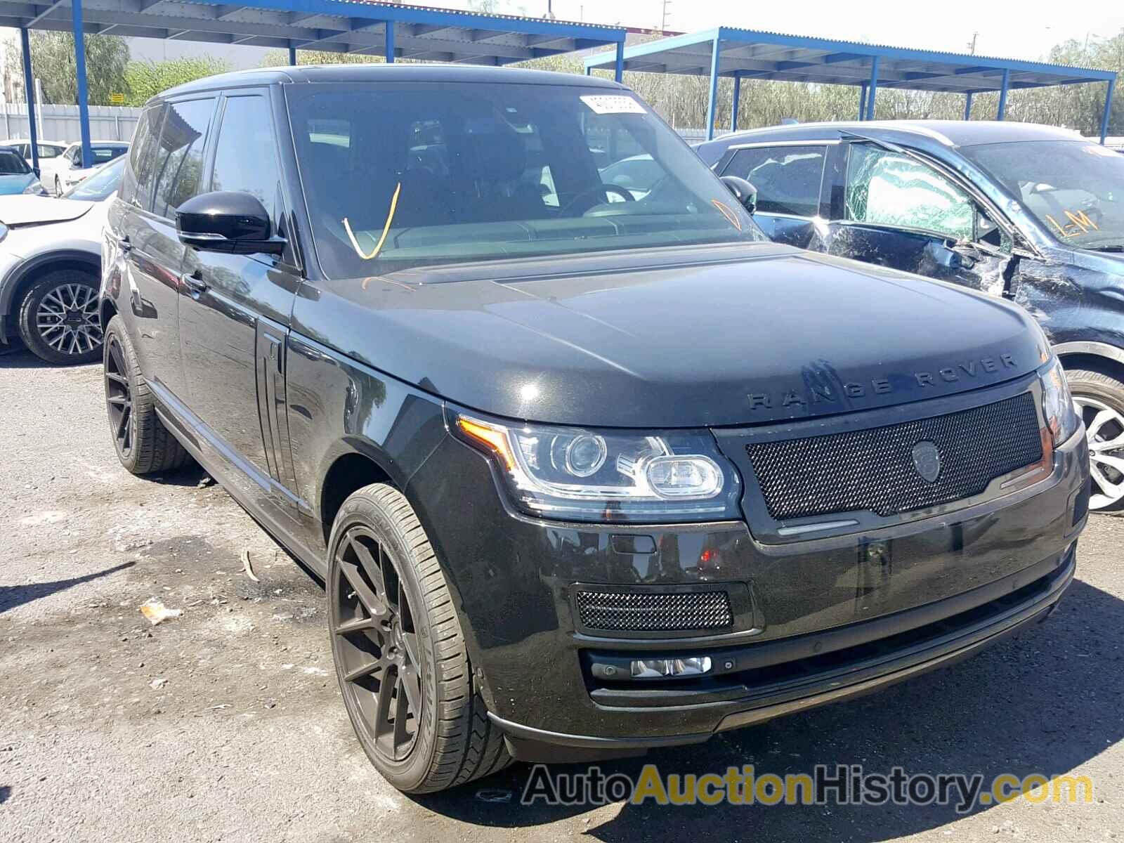 2014 LAND ROVER RANGE ROVER SUPERCHARGED, SALGS3TF9EA170295