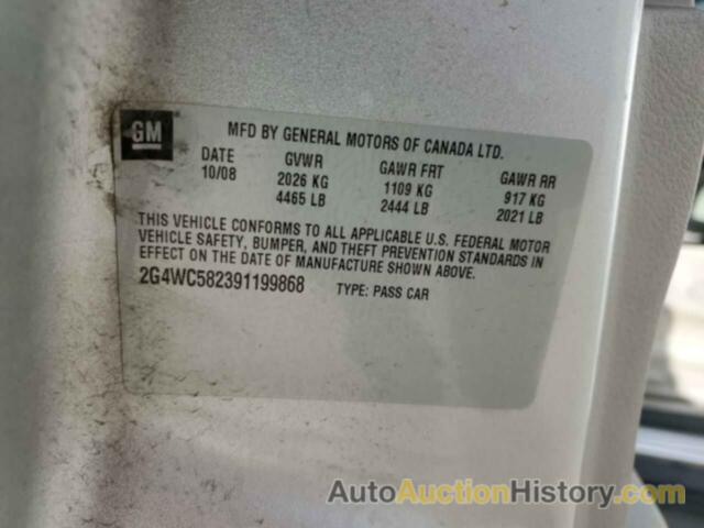 BUICK LACROSSE CX, 2G4WC582391199868