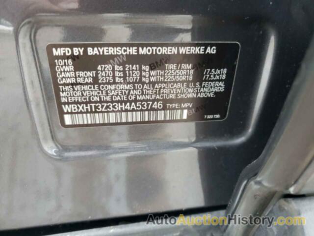 BMW X1 XDRIVE28I, WBXHT3Z33H4A53746