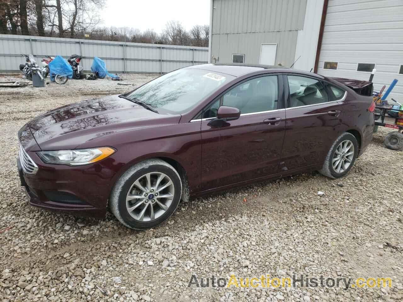 2017 FORD FUSION SE, 3FA6P0H75HR198311