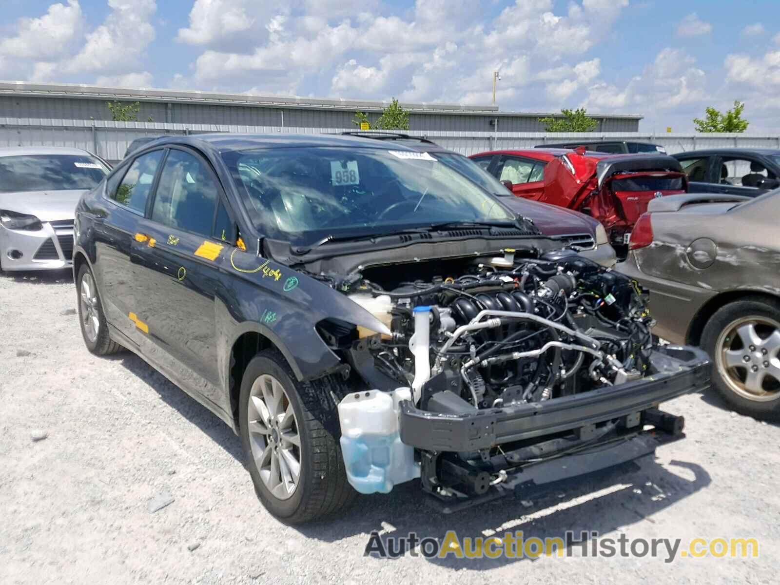 2017 FORD FUSION SE, 3FA6P0H72HR411926