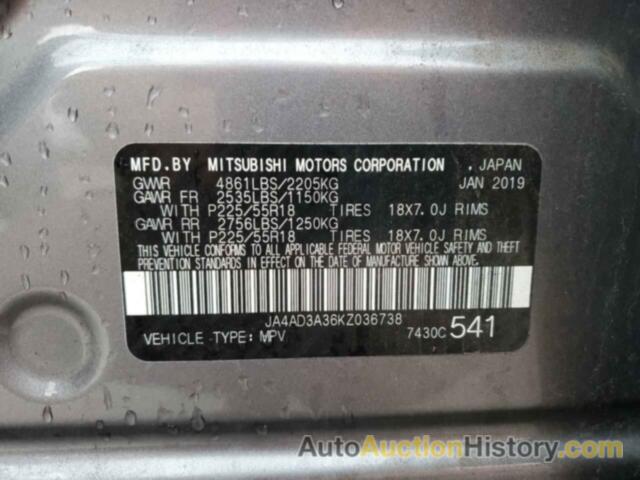 MITSUBISHI OUTLANDER SE, JA4AD3A36KZ036738