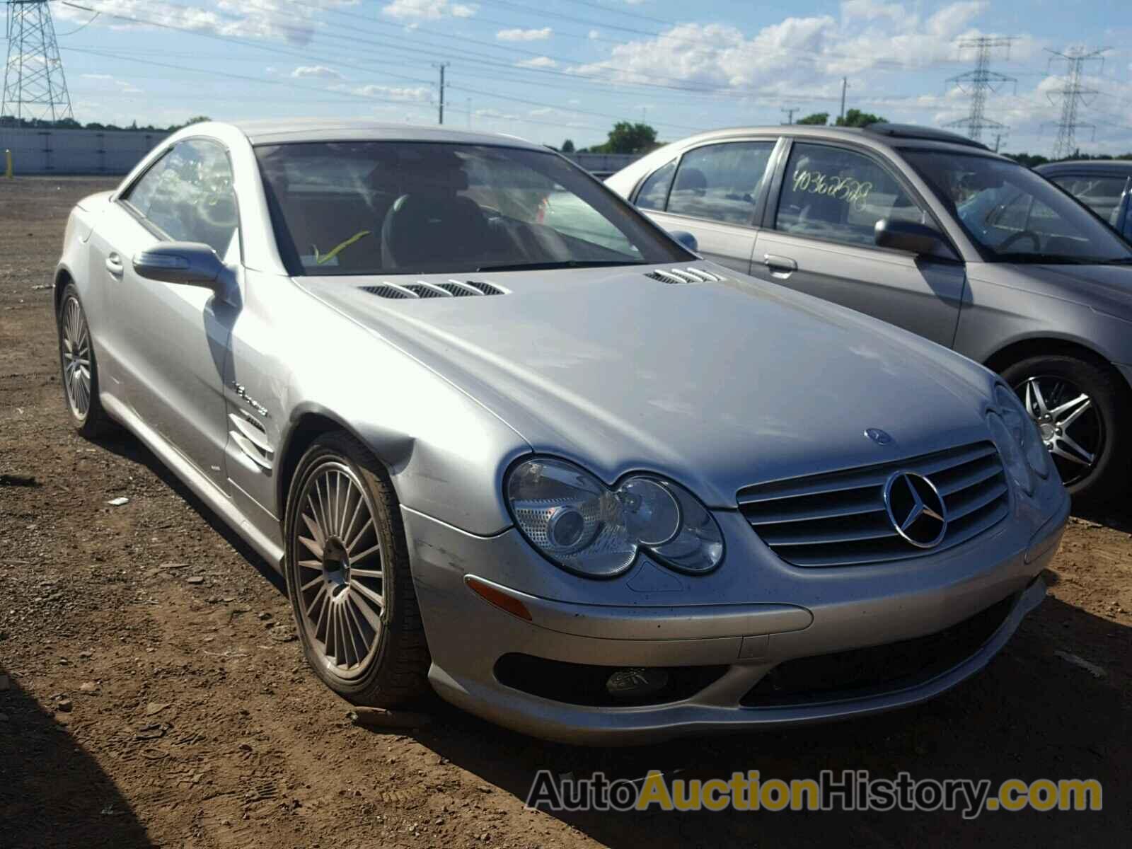 2004 MERCEDES-BENZ SL 55 AMG, WDBSK74F44F065025