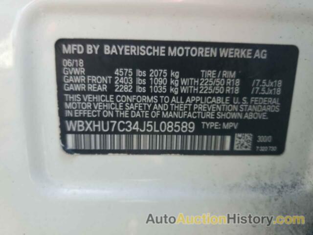 BMW X1 SDRIVE28I, WBXHU7C34J5L08589