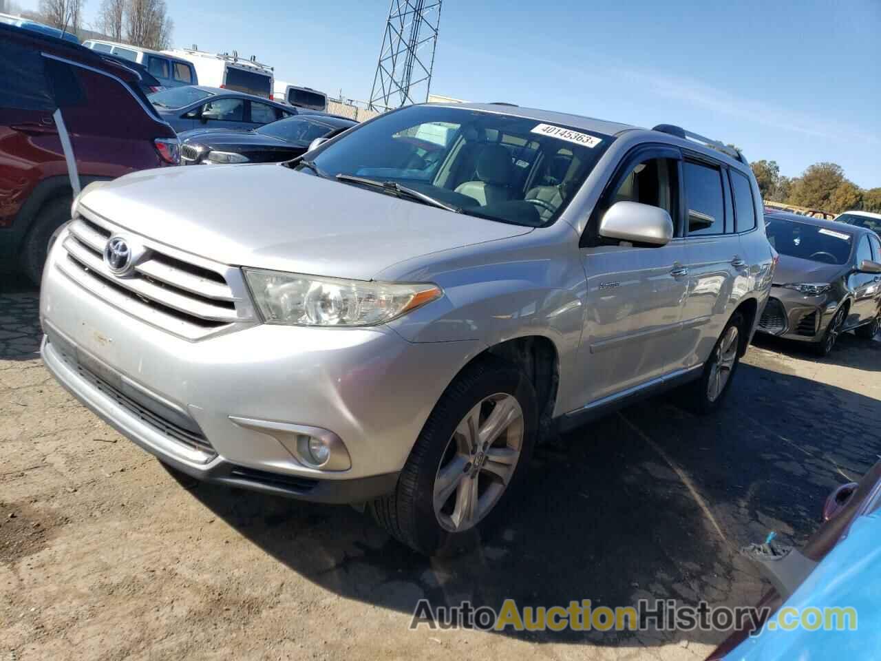 2012 TOYOTA HIGHLANDER LIMITED, 5TDYK3EH5CS088476