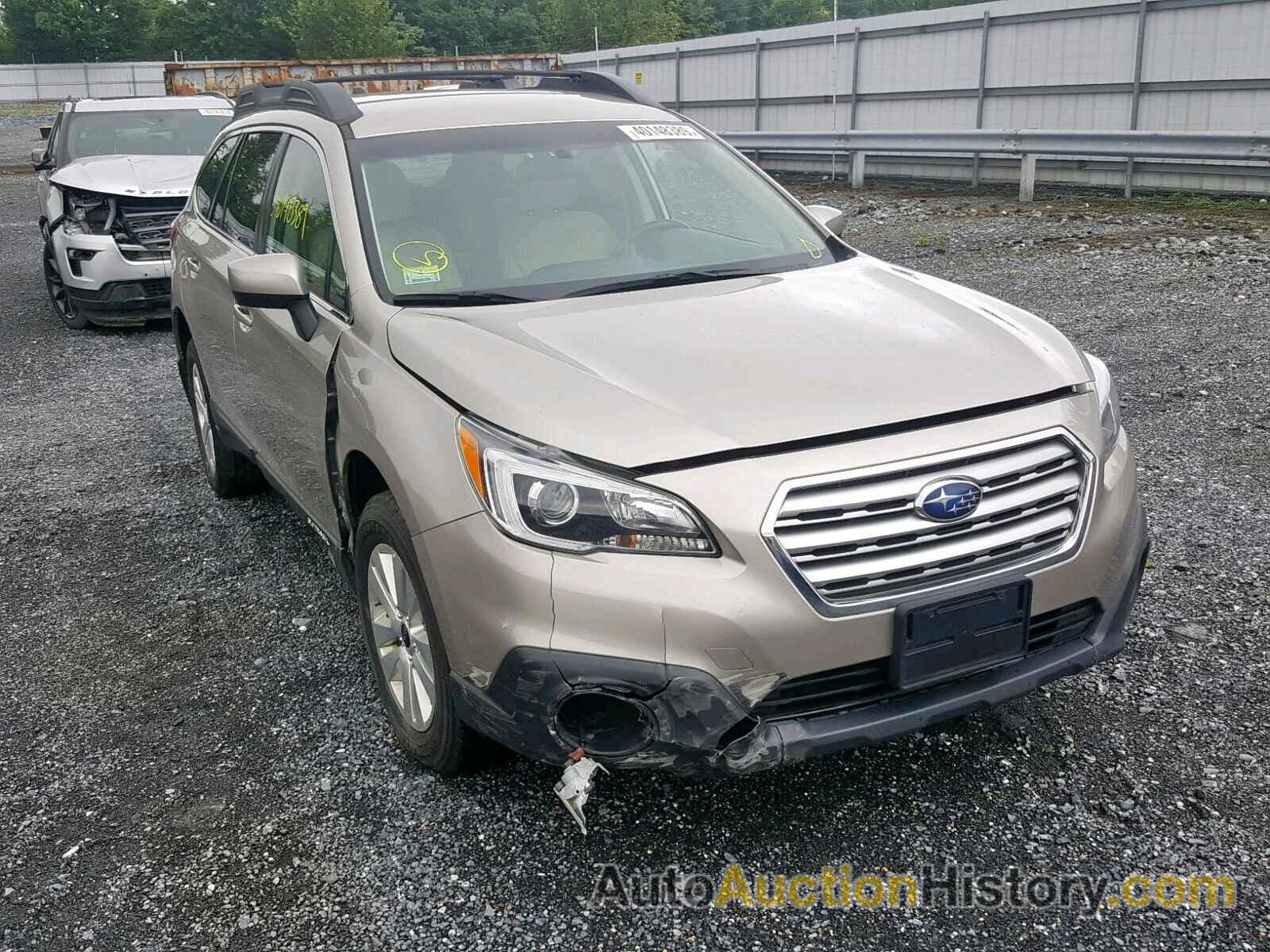 2017 SUBARU OUTBACK 2.5I PREMIUM, 4S4BSACC0H3291152