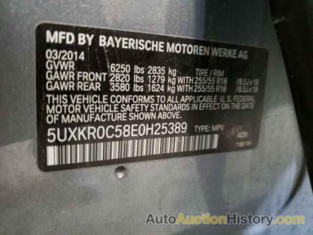BMW X5 XDRIVE35I, 5UXKR0C58E0H25389
