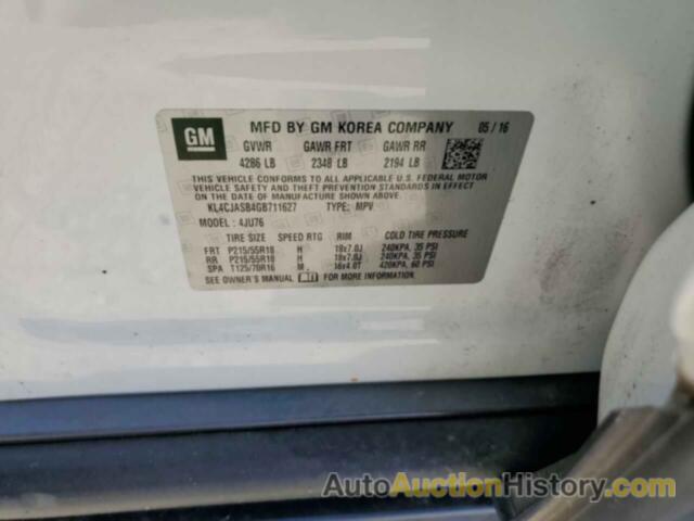 BUICK ENCORE, KL4CJASB4GB711627