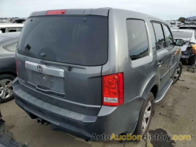 HONDA PILOT LX, 5FNYF3H25CB017584