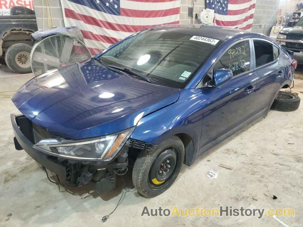 2020 HYUNDAI ELANTRA SEL, 5NPD84LFXLH543462