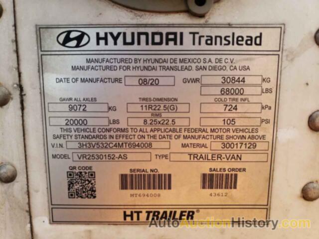 HYUNDAI REEFER, 3H3V532C4MT694008