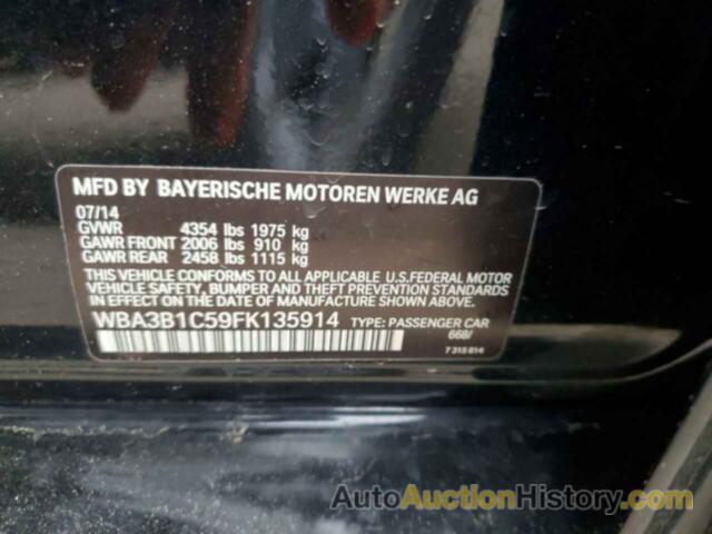 BMW 3 SERIES I, WBA3B1C59FK135914