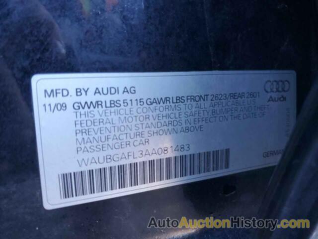 AUDI S4/RS4 PREMIUM PLUS, WAUBGAFL3AA081483