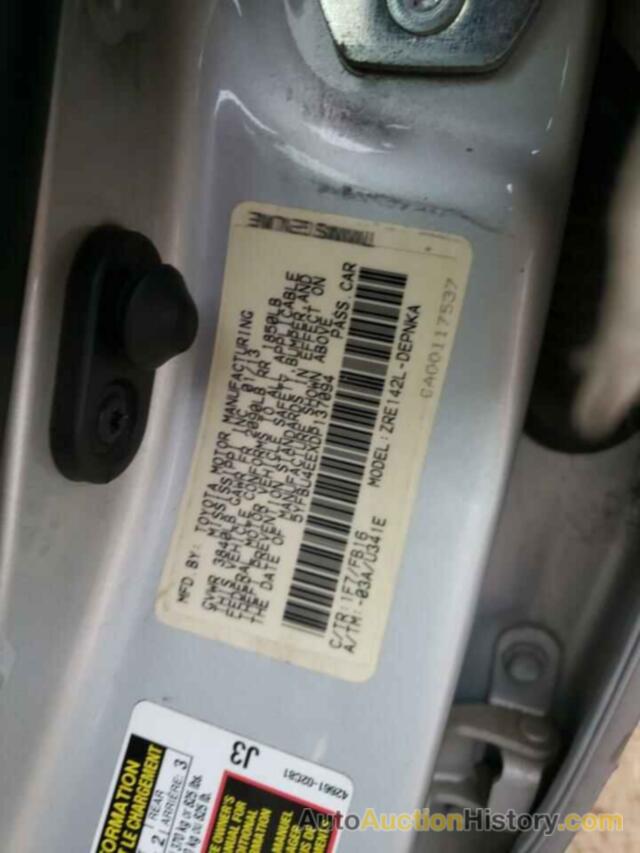 TOYOTA COROLLA BASE, 5YFBU4EEXDP137094