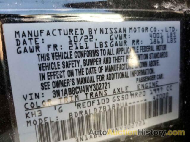 NISSAN SENTRA SV, 3N1AB8CV4NY302721