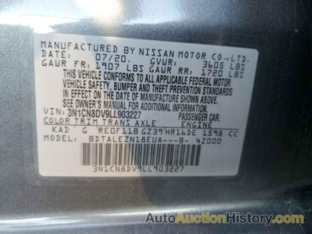 NISSAN VERSA S, 3N1CN8DV9LL903227