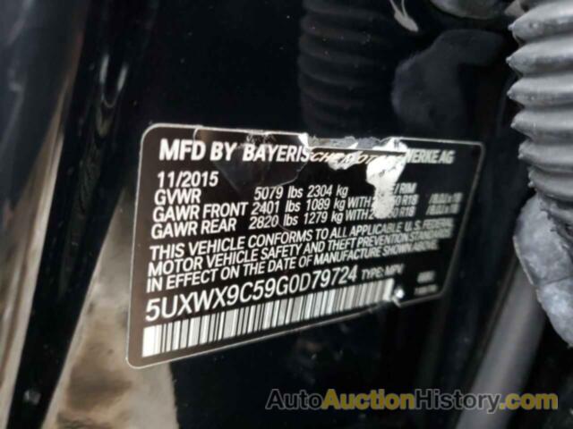 BMW X3 XDRIVE28I, 5UXWX9C59G0D79724