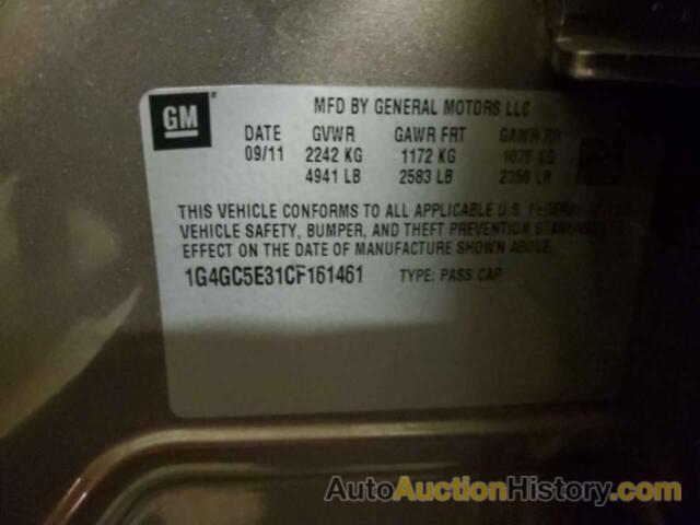 BUICK LACROSSE, 1G4GC5E31CF161461