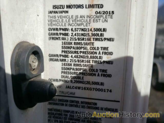 ISUZU ALL Models, JALC4W16XG7000174