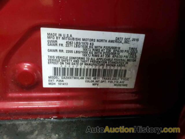 MITSUBISHI OUTLANDER ES, 4A4AP3AU7FE056735