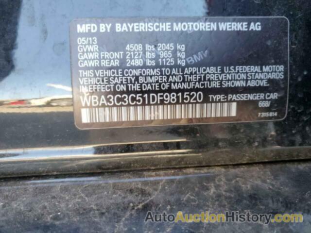 BMW 3 SERIES I XDRIVE, WBA3C3C51DF981520