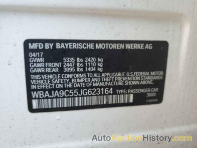 BMW 5 SERIES, WBAJA9C55JG623164