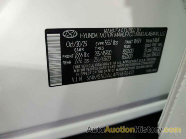 HYUNDAI SANTA FE CALLIGRAPHY, 5NMS5DAL4PH636411