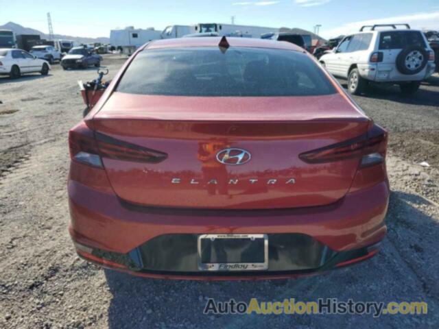 HYUNDAI ELANTRA SEL, 5NPD84LF6LH532801