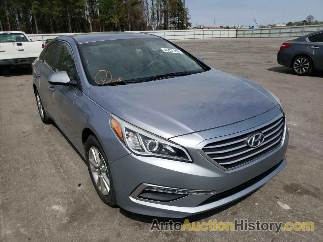 2015 HYUNDAI SONATA SE, 5NPE24AFXFH132334