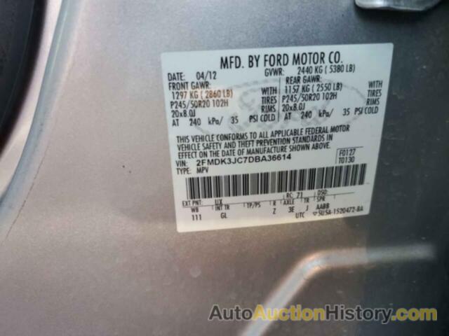 FORD EDGE SEL, 2FMDK3JC7DBA36614