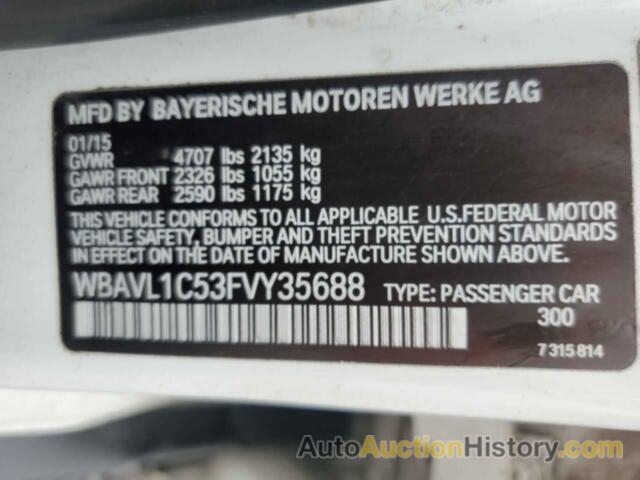 BMW X1 XDRIVE28I, WBAVL1C53FVY35688