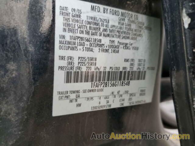 FORD 500 LIMITED, 1FAFP28156G118548