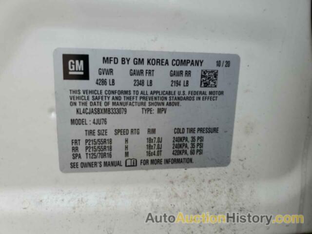 BUICK ENCORE PREFERRED, KL4CJASBXMB333079