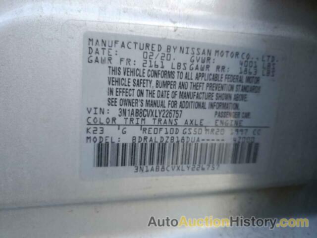 NISSAN SENTRA SV, 3N1AB8CVXLY226757