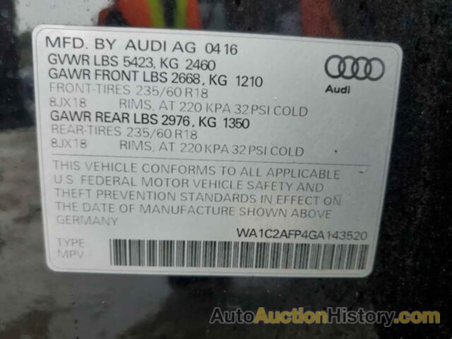 AUDI Q5 PREMIUM, WA1C2AFP4GA143520