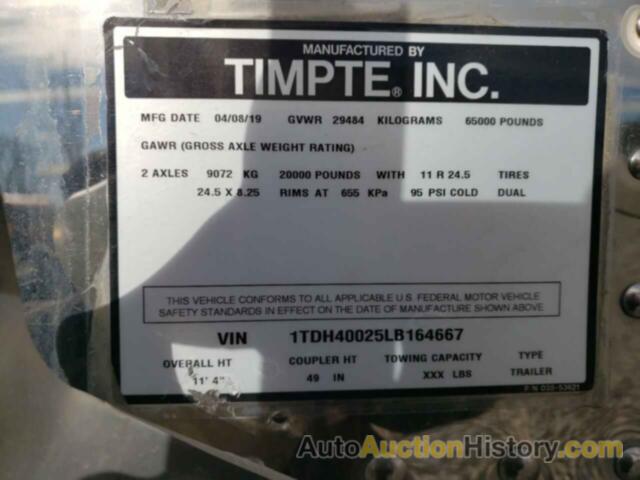 TIMP SEMI TRLR, 1TDH40025LB164667